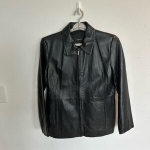 Colebrook Women’s Black Leather Jacket

Size L